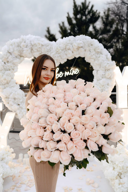 Buchet de trandafiri roz premium Pomarosa – TerraFlorra