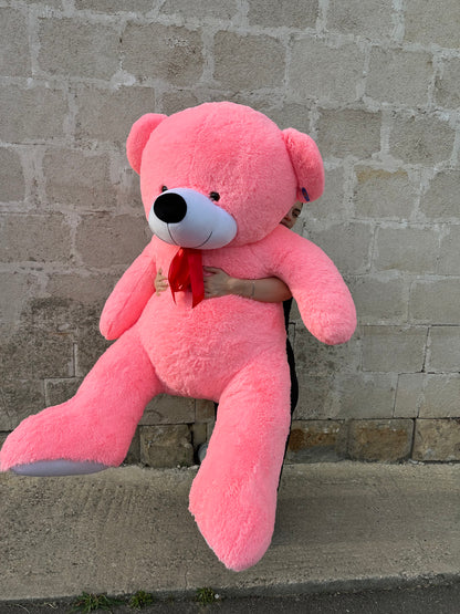 Ursuleț de pluș roz pentru cadou – TerraFlorra
