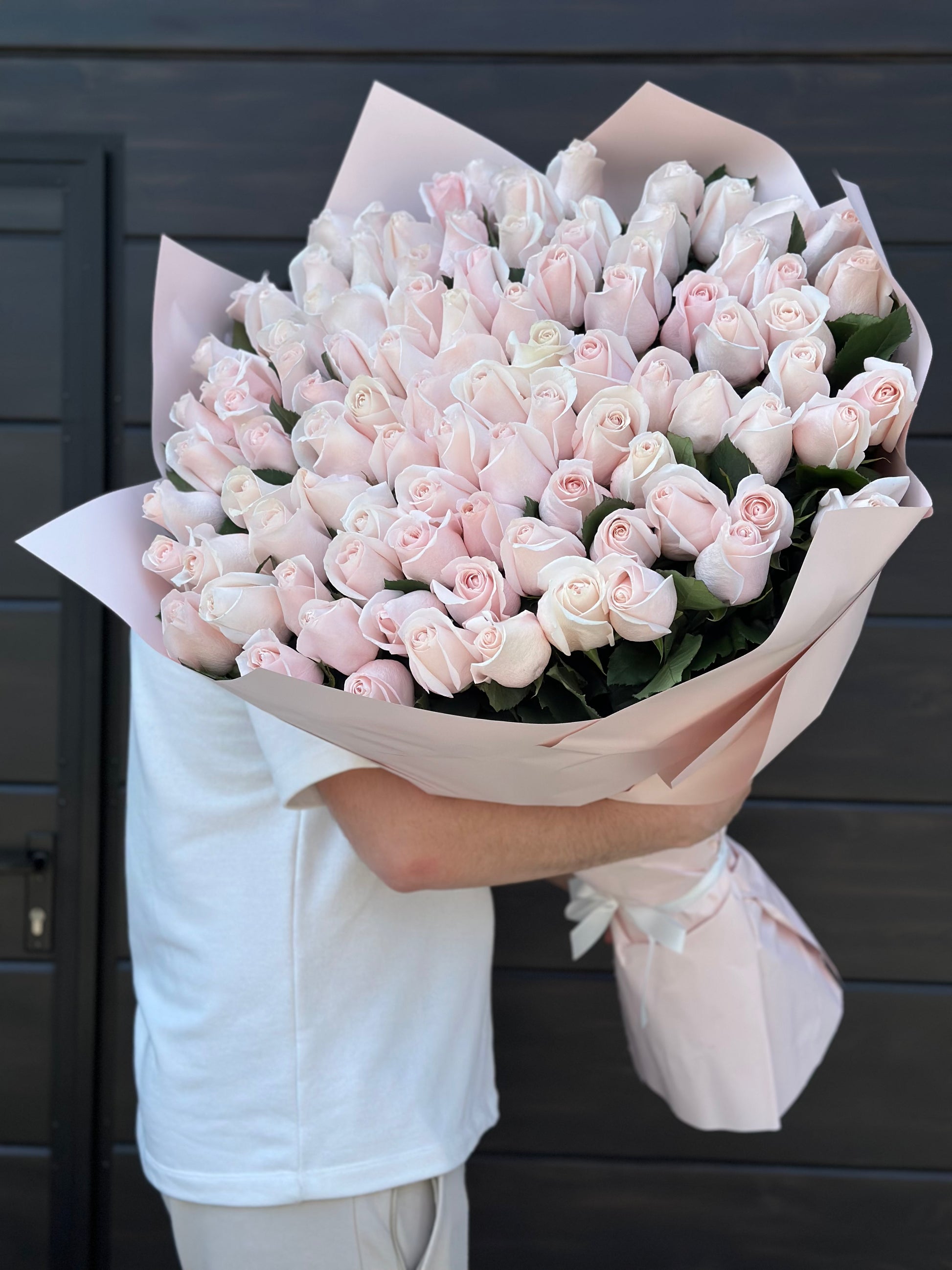 Buchet de trandafiri roz premium Pomarosa – TerraFlorra