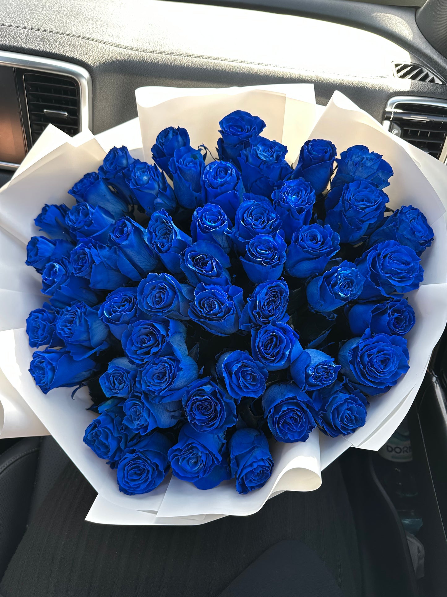 Buchet de trandafiri Albastri premium  – TerraFlorra