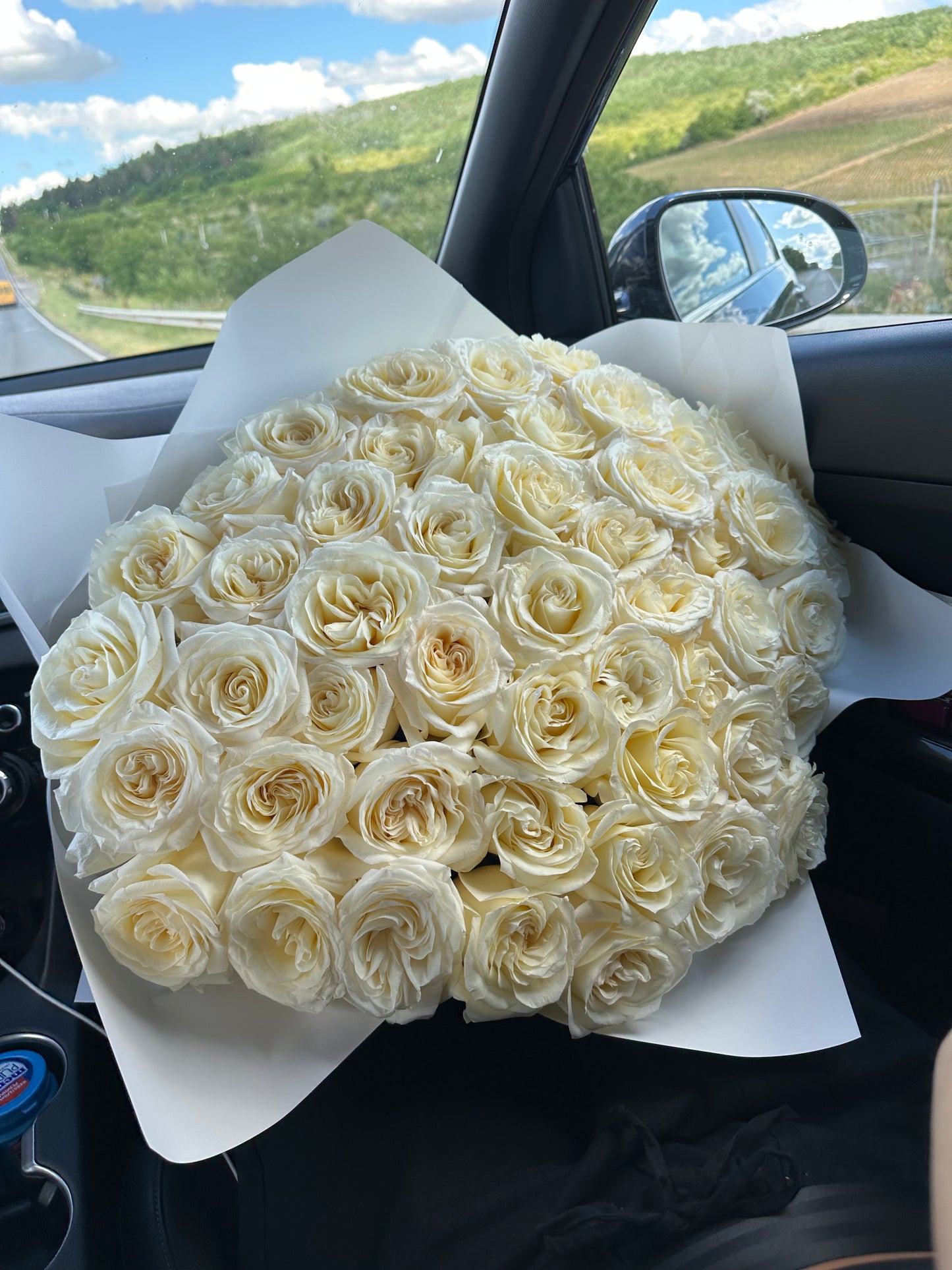 Buchet de trandafiri imbujorati premium Candlelight – TerraFlorra